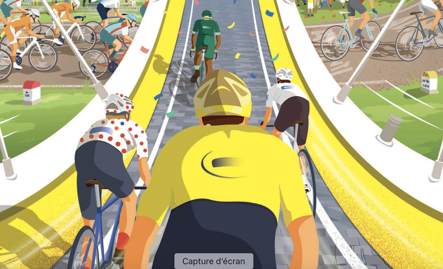 Tour de France 2025 – Point de circulation