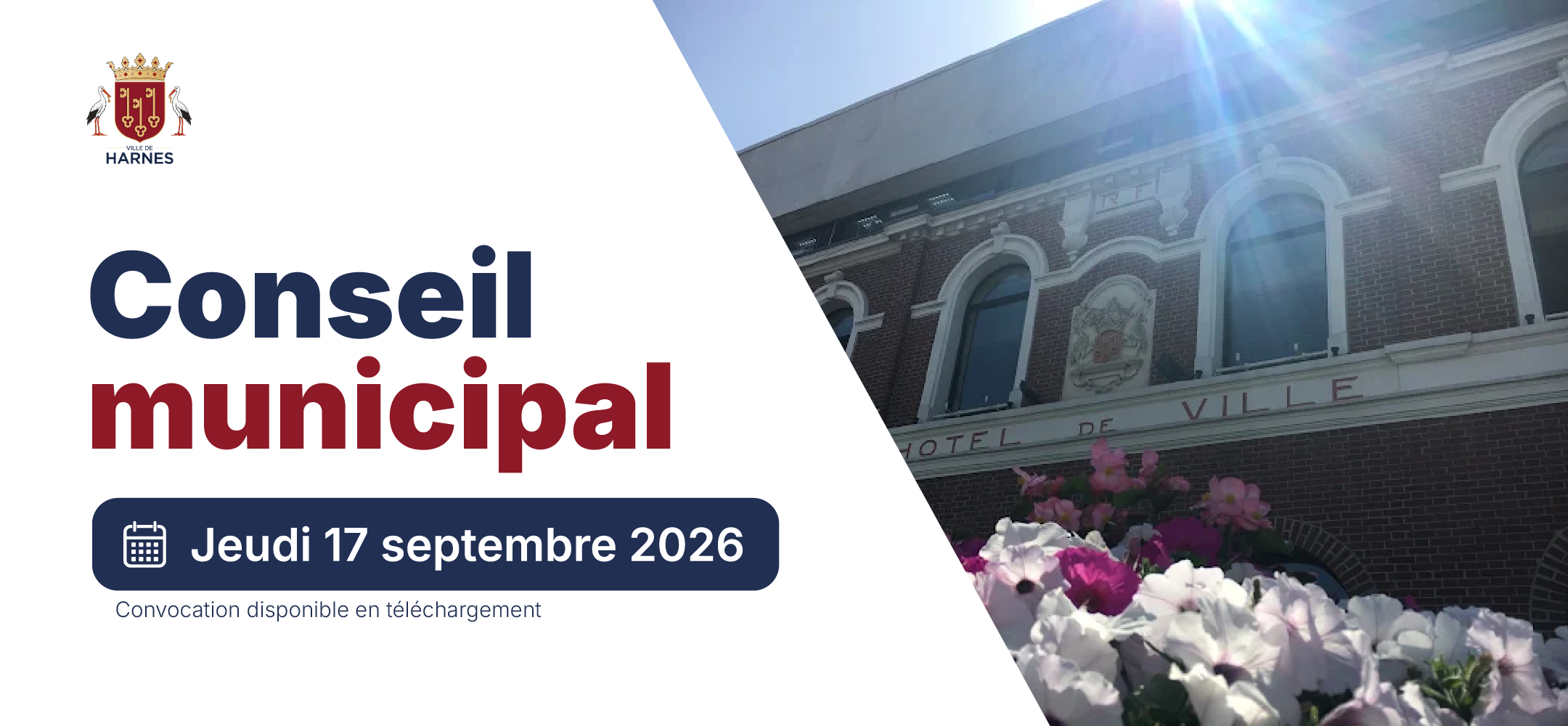 Conseil municipal du 17 septembre 2026